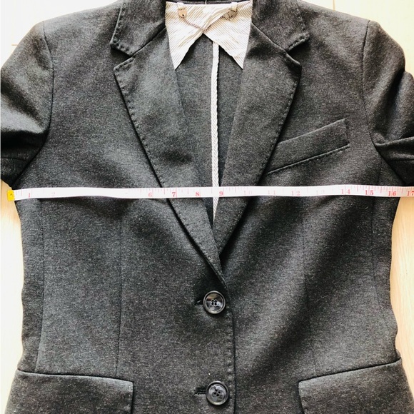 Weekend Max Mara Dark Grey Blazer Jacket - Picture 10 of 12